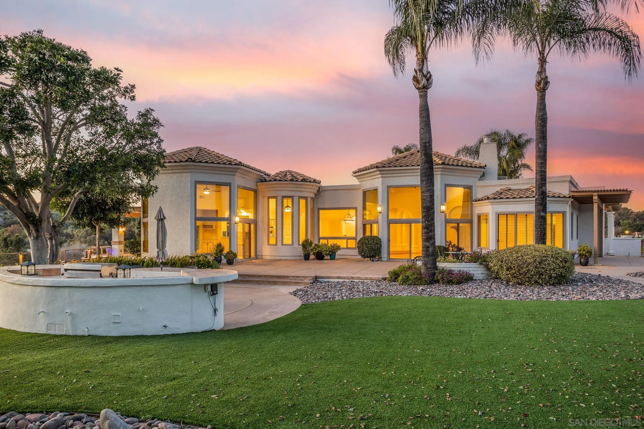 4489 Fallsbrae Road Fallbrook, CA 92028 - Photo 28 of 46 a swimming pool with outdoor seating and yard