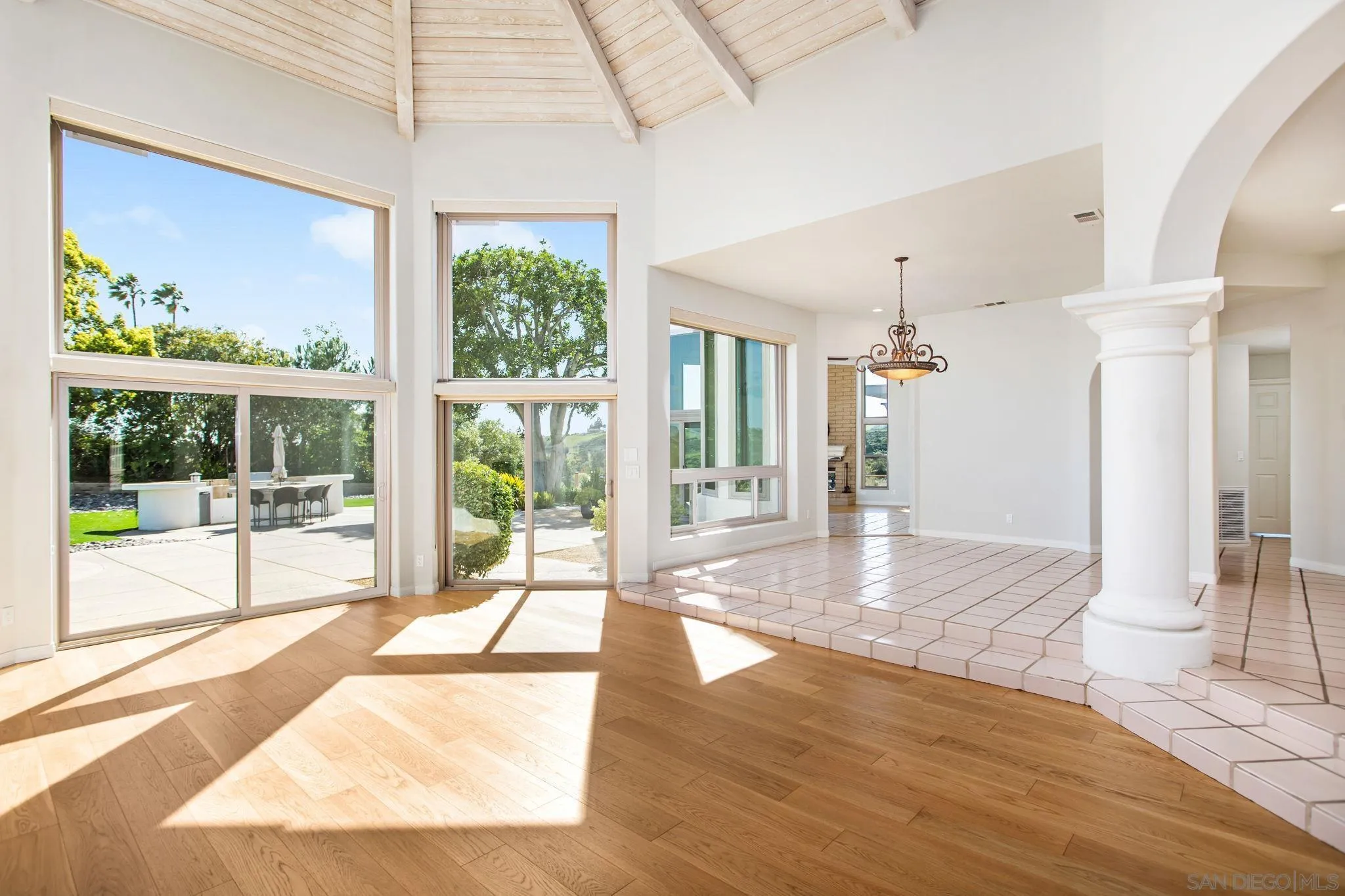 4489 Fallsbrae Road Fallbrook, CA 92028 - Photo 5 of 46 a view of an entryway with wooden floor and door