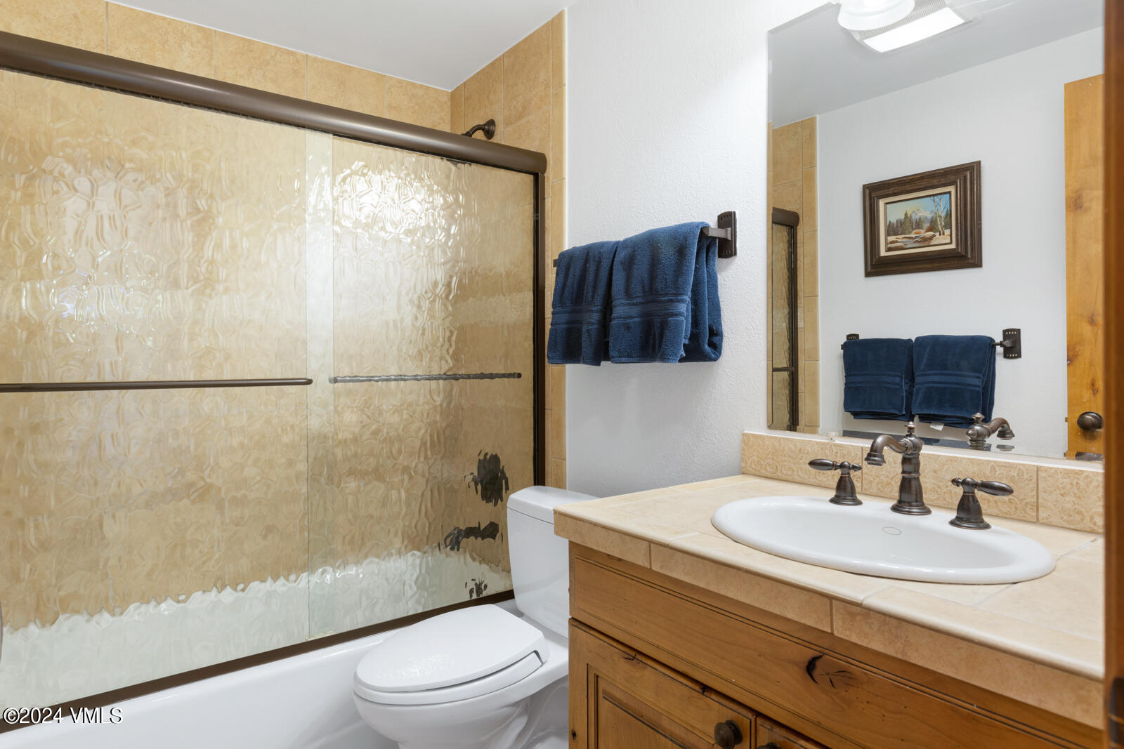 4552 Meadow Drive, Unit 24 Vail, CO 81657 - Photo 25 of 31 a bathroom with a sink toilet and shower