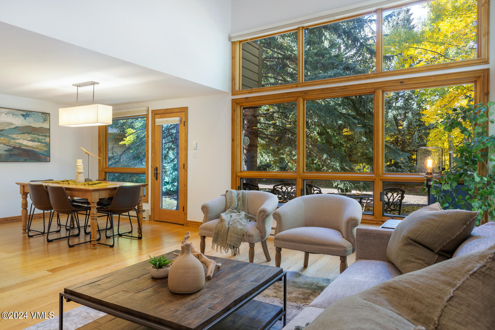 4552 Meadow Drive, Unit 24 Vail, CO 81657 - Photo 4 of 31 a living room with furniture and a large window