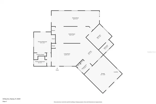 $479,000 | 32 Bay Avenue, Osprey, FL 34229