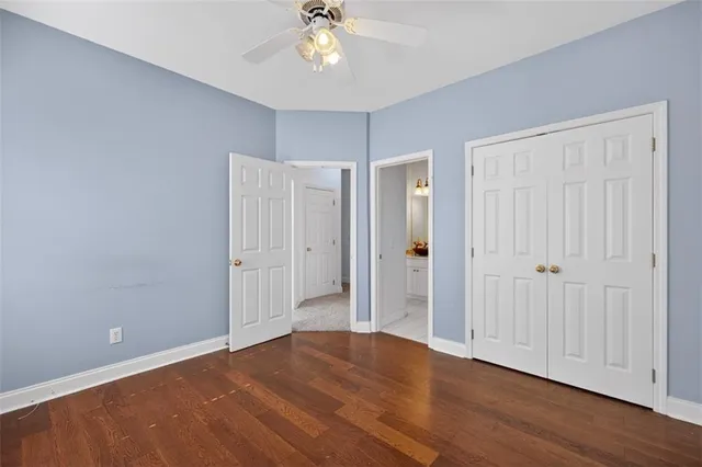 an empty room with a space