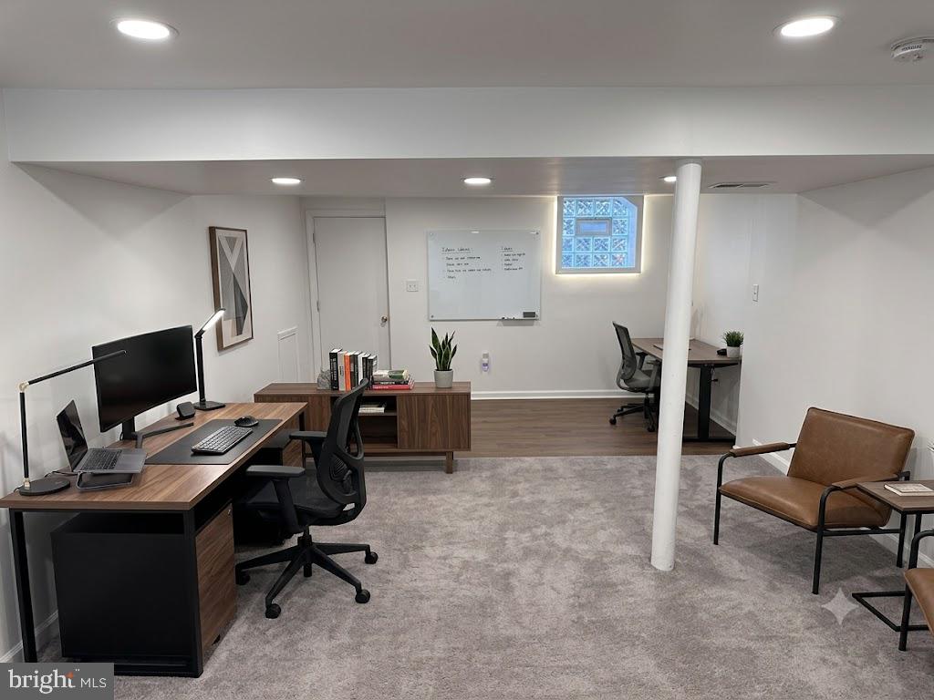 3805 Ridgecroft Road Baltimore, MD 21206 - Photo 23 of 30 Basement Office staging