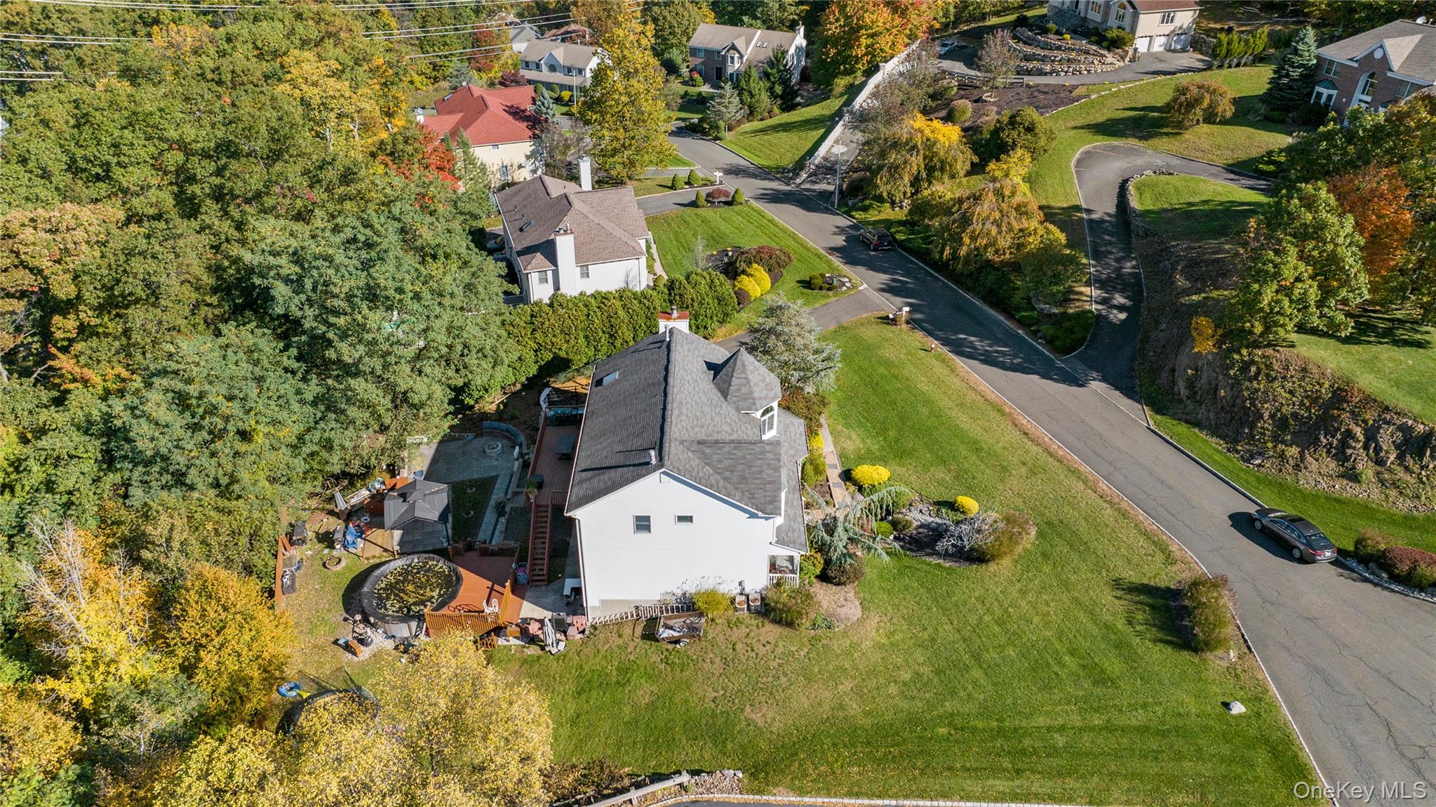 35 Pierce Road Stony Point, NY 10980 - Photo 3 of 45 Aerial view of property's location with nearby suburban area