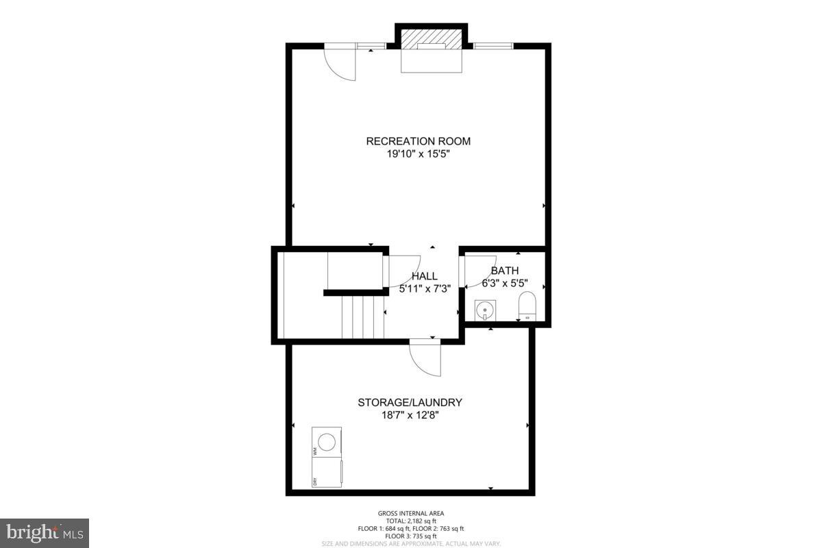 635 Concerto Lane Silver Spring, MD 20901 - Photo 46 of 50 Recreation Room, Laundry, Storage, Utility Flr Pln