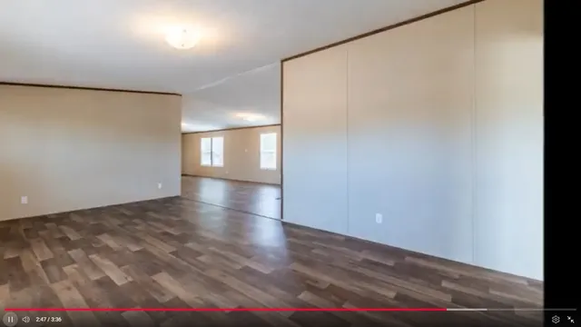 a view of empty room