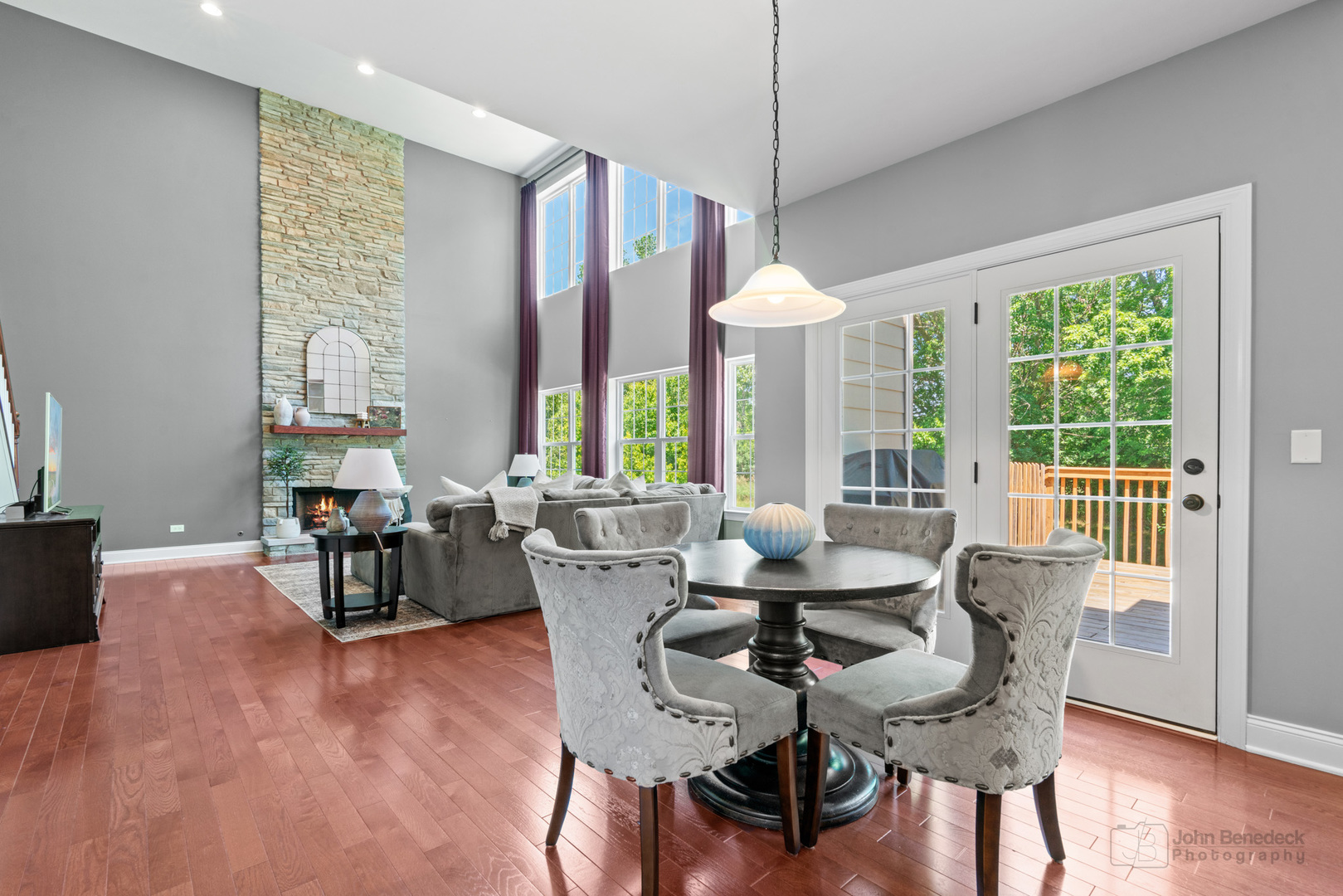 3666 Open Parkway Elgin, IL 60124 - Photo 2 of 40 a view of a dining room with furniture window and wooden floor