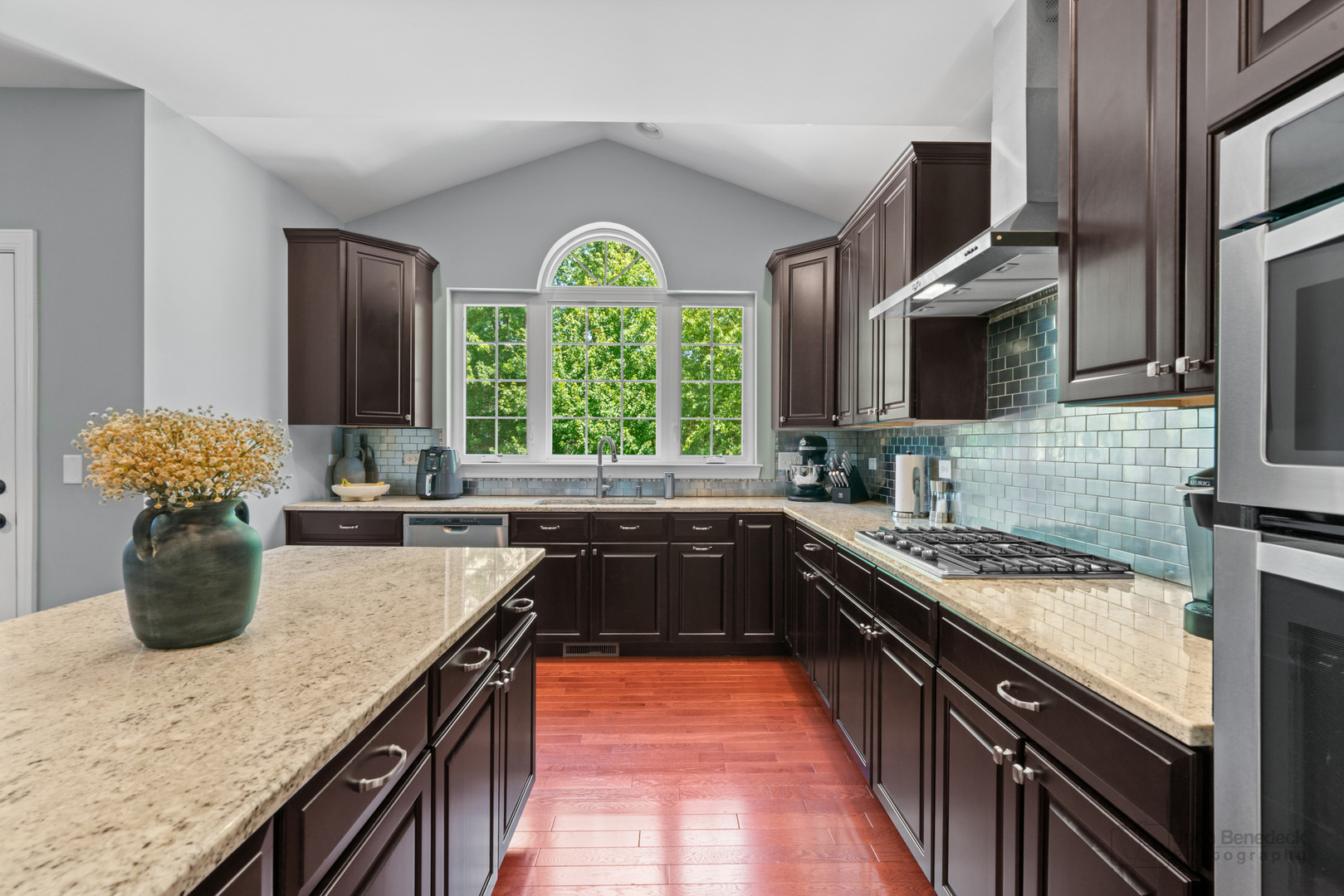 3666 Open Parkway Elgin, IL 60124 - Photo 9 of 40 a kitchen with a sink stove top oven and microwave