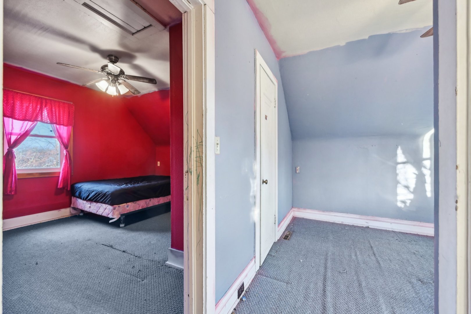 214 South Prospect Street Marengo, IL 60152 - Photo 17 of 37 a yellow room with wooden floor