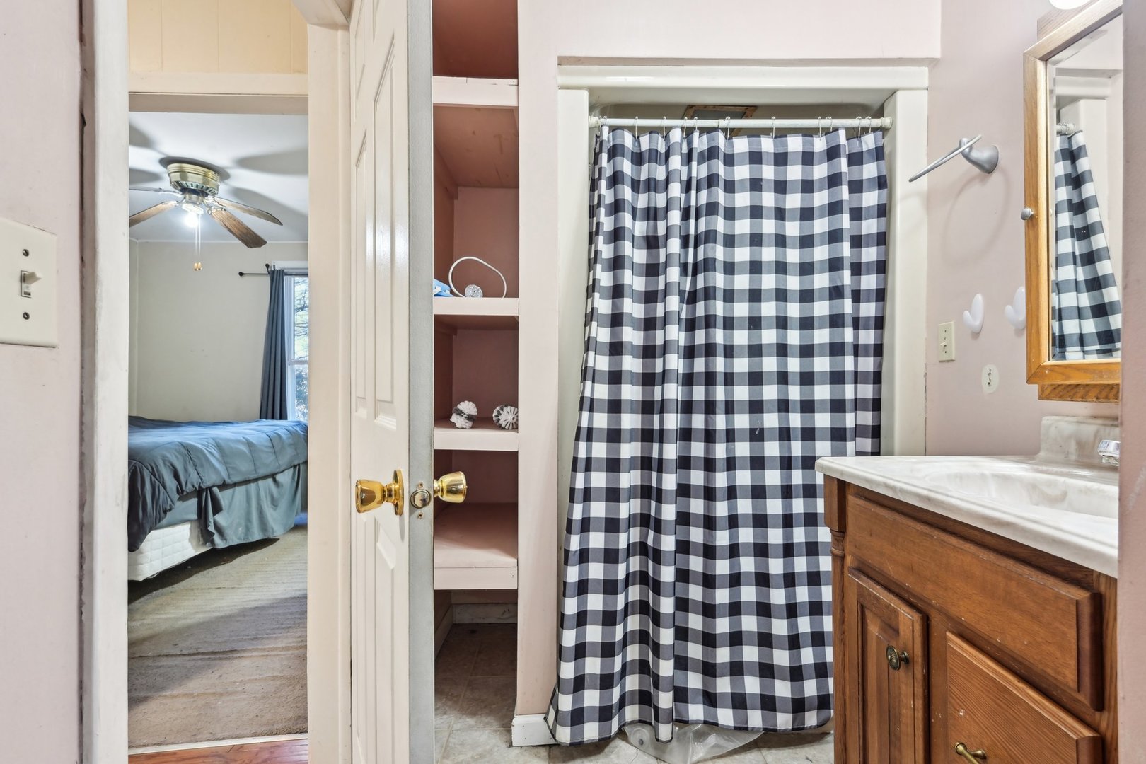 214 South Prospect Street Marengo, IL 60152 - Photo 24 of 37 a bathroom with a sink toilet and shower