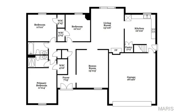 $1,695 | 11443 Tobaggon Trail, Florissant, MO 63033