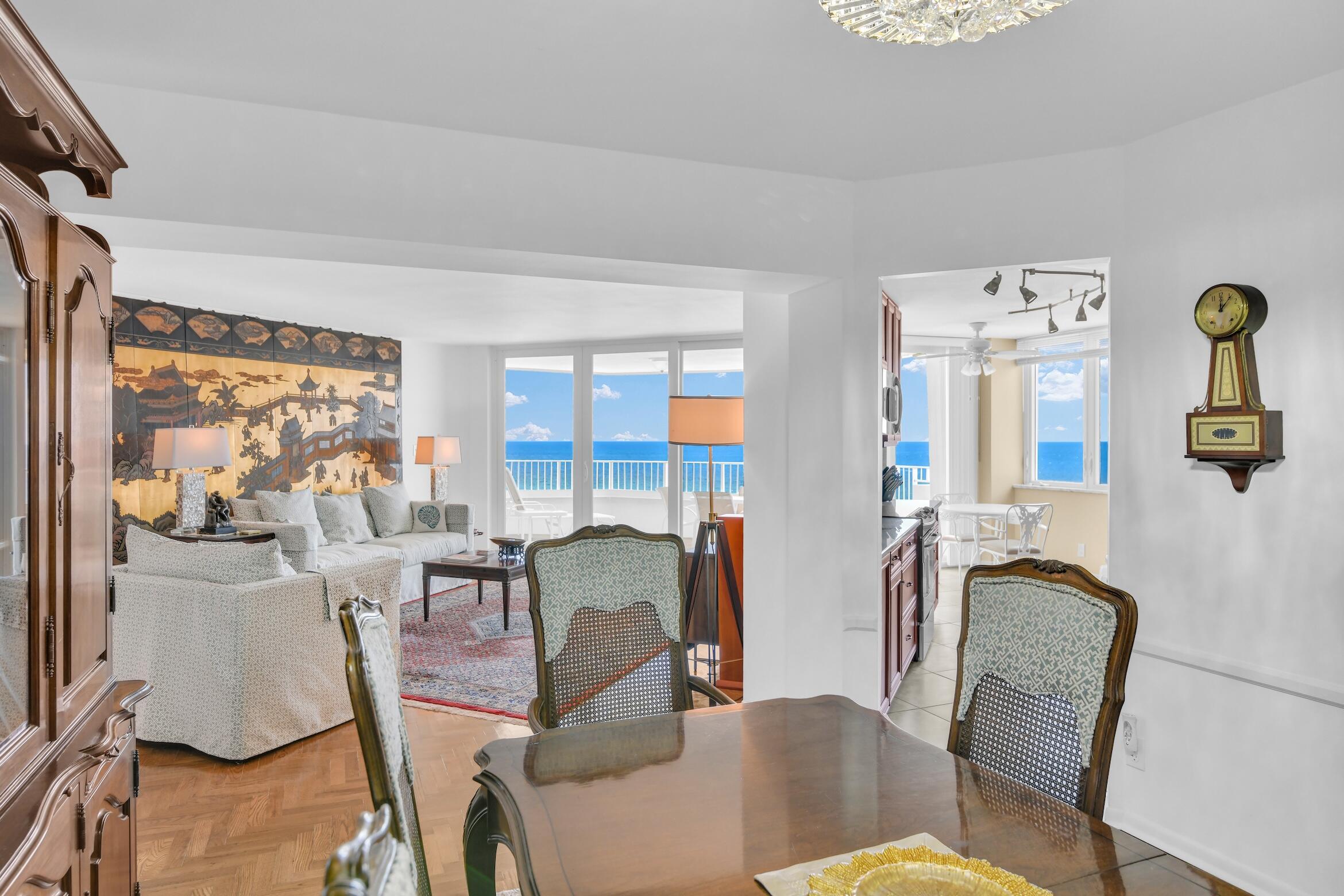 500 South Ocean Boulevard, Unit 1006 Boca Raton, FL 33432 - Photo 24 of 40 a view of a livingroom with furniture window and wooden floor