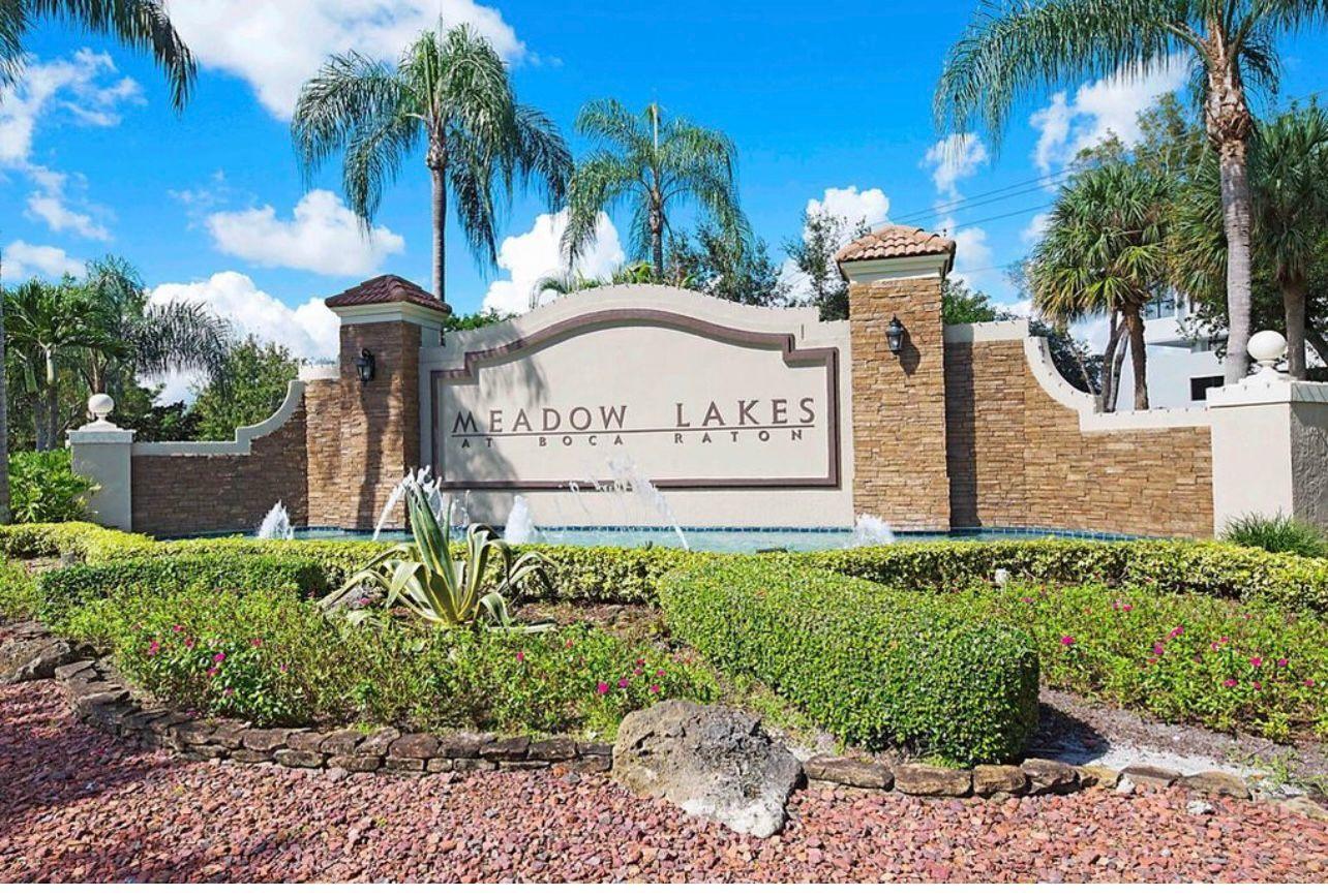 23350 Sunview Way Boca Raton, FL 33428 - Photo 26 of 26 Meadow lakes sign