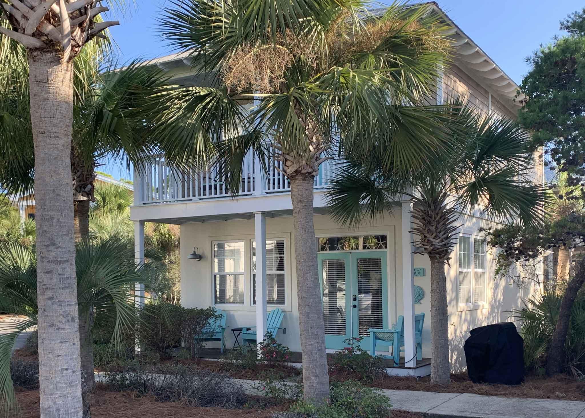 167 Beach Bike Way Inlet Beach, FL 32461 - Photo 1 of 22 a front view of house with small garden