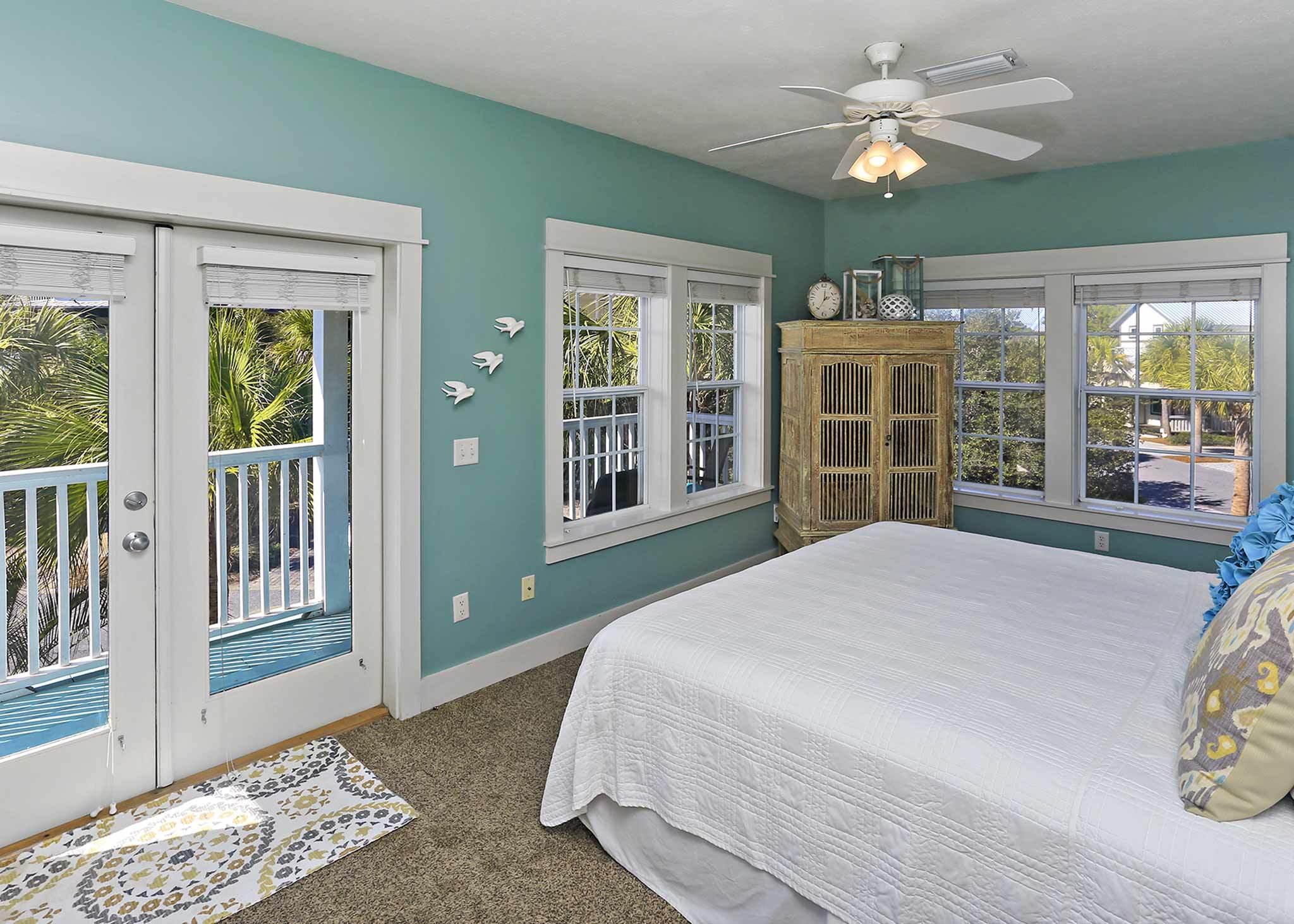 167 Beach Bike Way Inlet Beach, FL 32461 - Photo 11 of 22 a bedroom with a large bed and a window