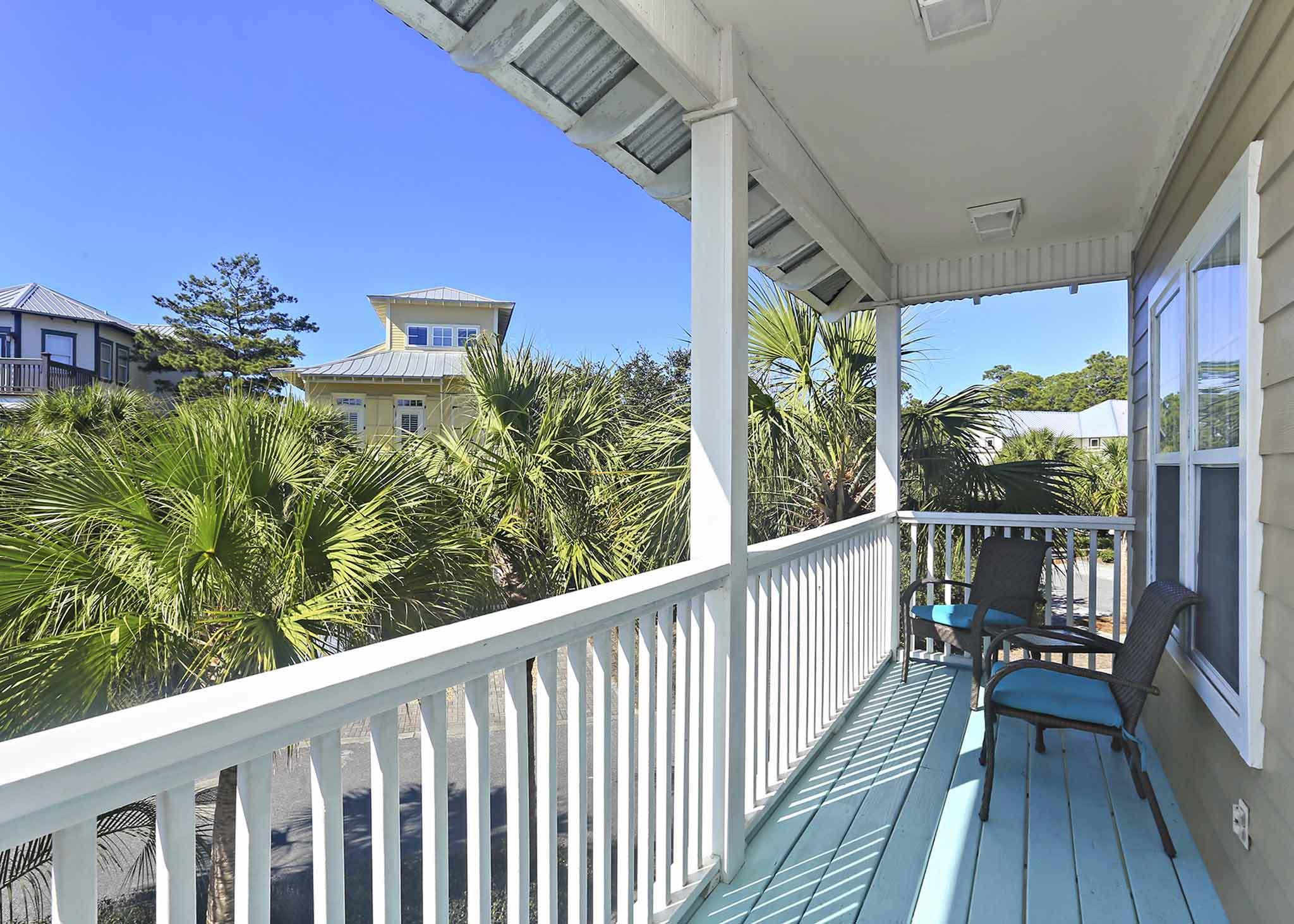 167 Beach Bike Way Inlet Beach, FL 32461 - Photo 12 of 22 a view of a balcony with wooden floor