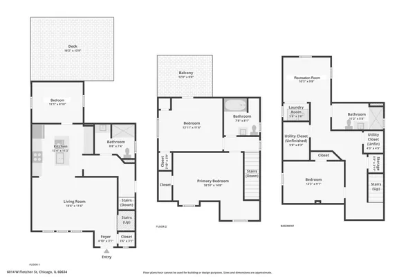 $609,000 | 6014 West Fletcher Street, Chicago, IL 60634