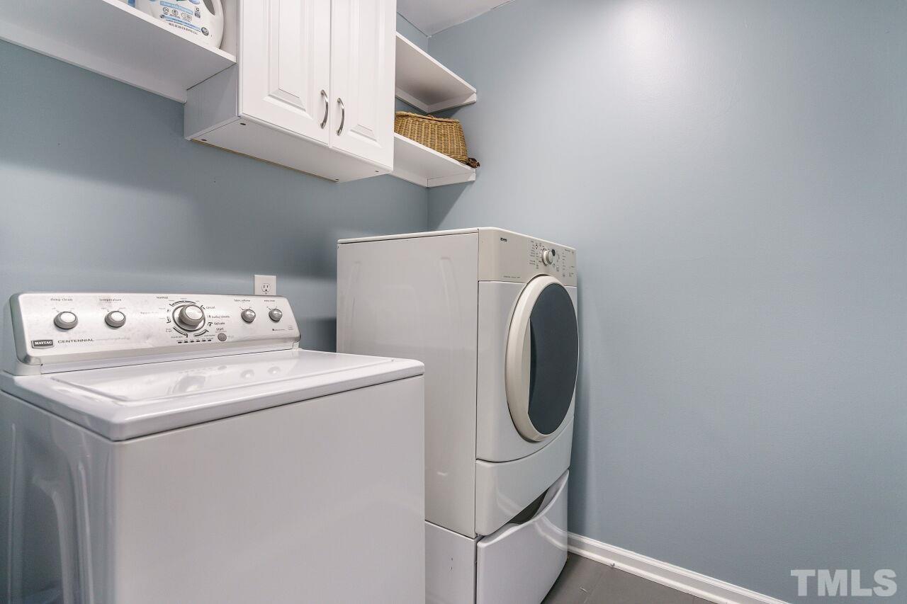 2543 Asher View Court Raleigh, NC 27606 - Photo 22 of 30 The laundry room is conveniently located on the second floor.