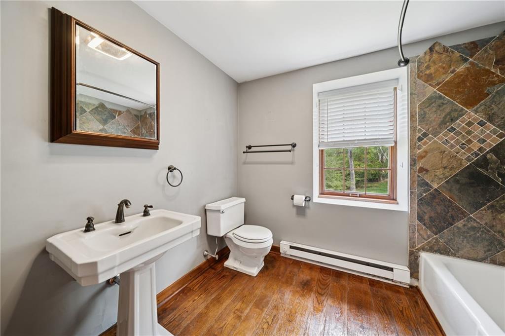 41 Columbia Road Monongahela, PA 15063 - Photo 19 of 37 a bathroom with a sink a toilet and a window