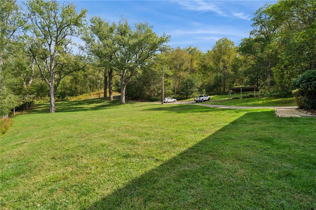 41 Columbia Road Monongahela, PA 15063 - Photo 29 of 37 a view of a big yard with a fountain