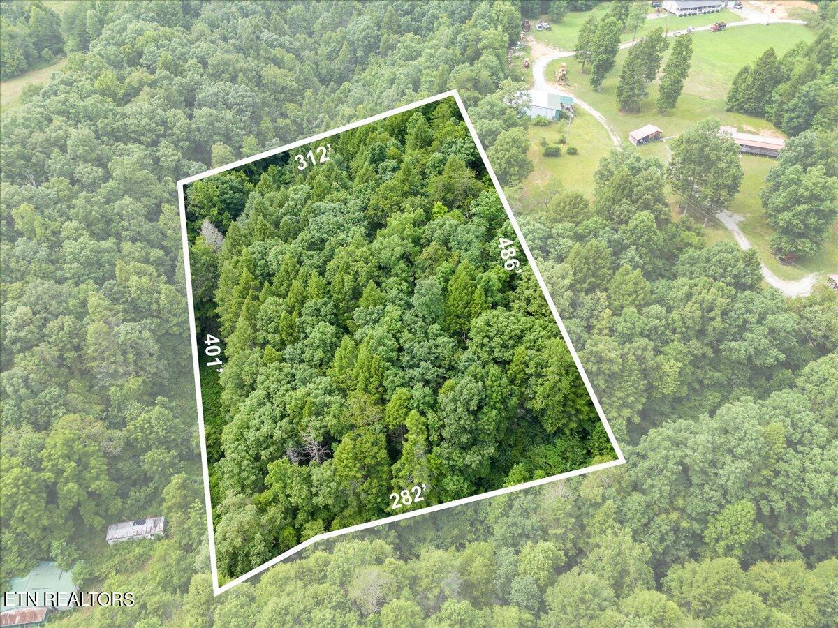 Melvin Hollow Road La Follette, TN 37766 - Photo 4 of 5 07-Aerial w_ Lot Lines