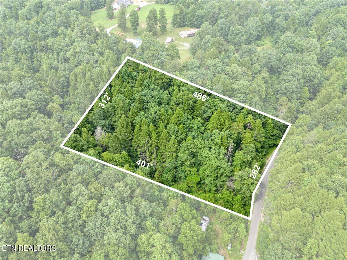 Melvin Hollow Road La Follette, TN 37766 - Photo 5 of 5 05-Aerial w_ Lot Lines