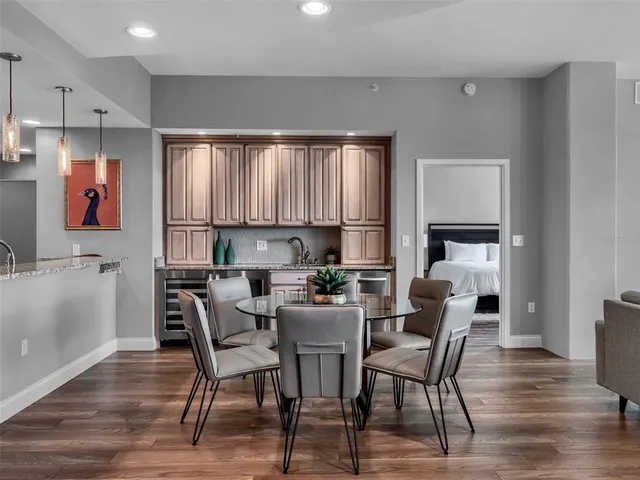 a close view of closet