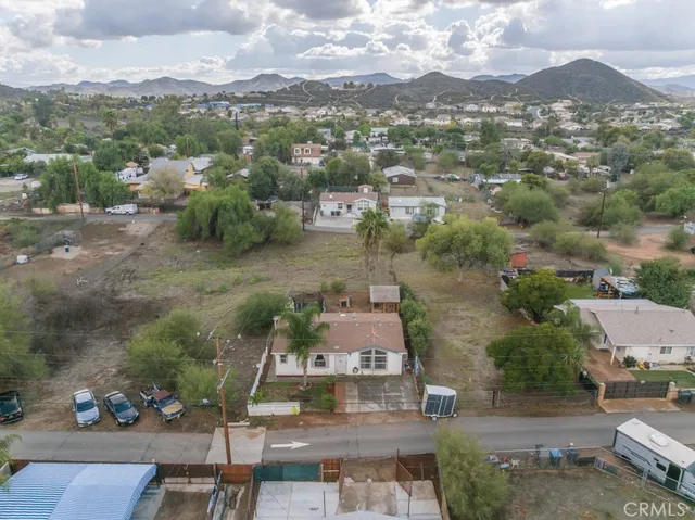 an aerial view of a city with lots of residential buildings