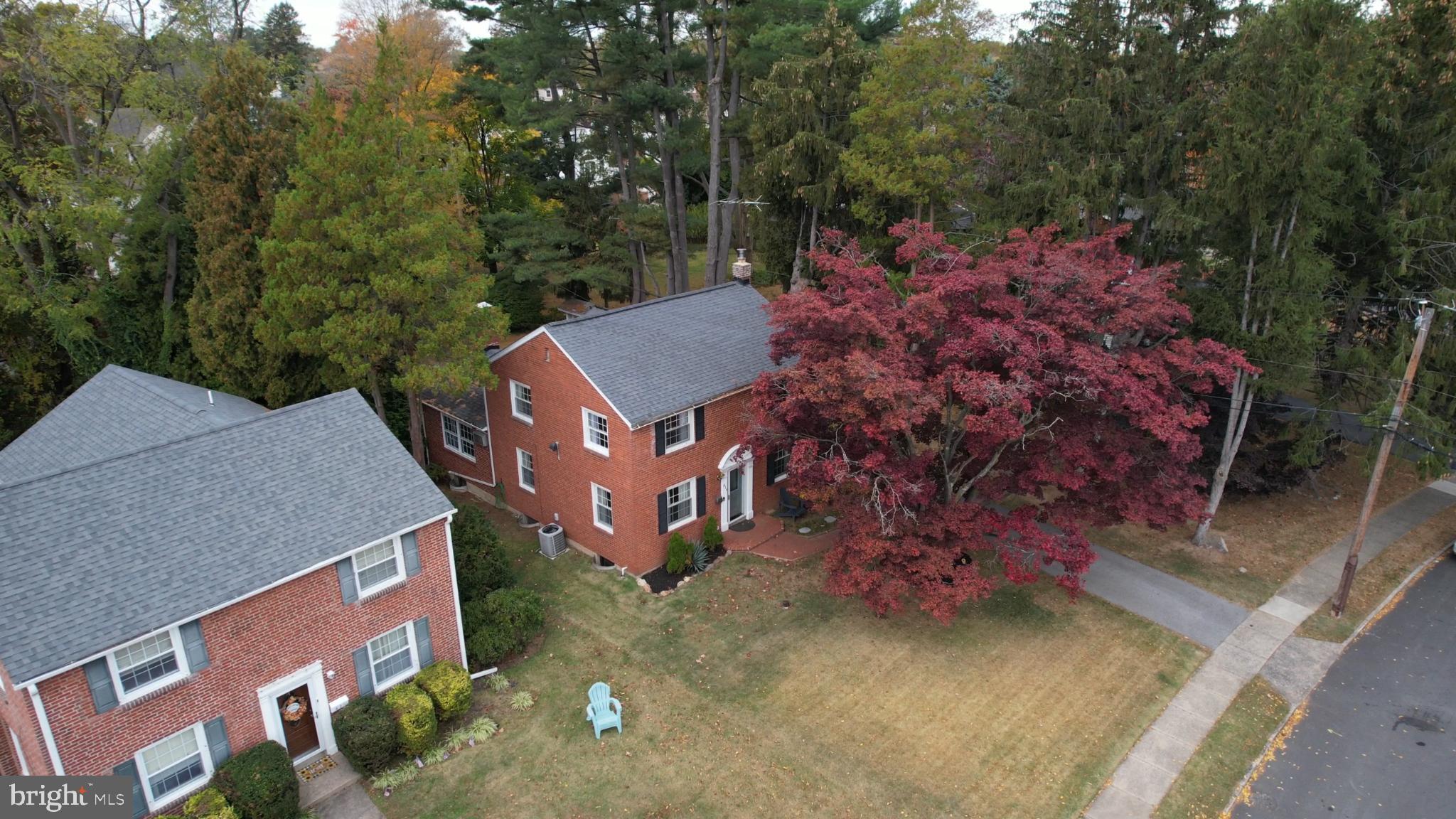 414 Stanfield Road Springfield, PA 19064 - Photo 43 of 51 an aerial view of a house with a yard