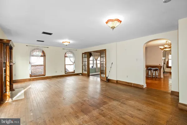 a view of an empty room