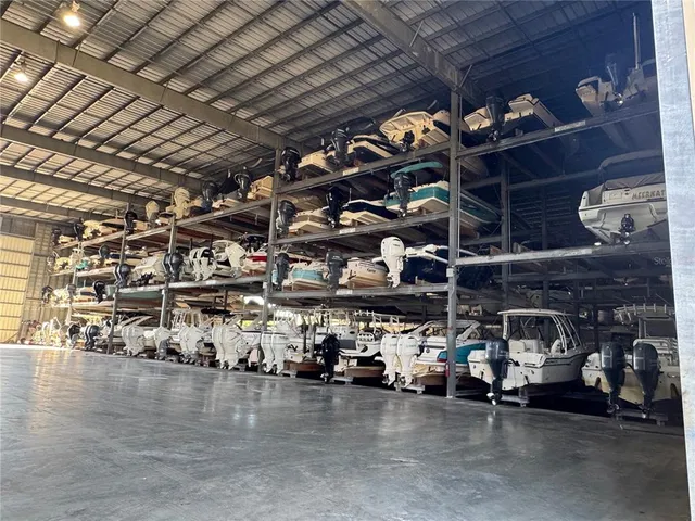 a view of parking garage