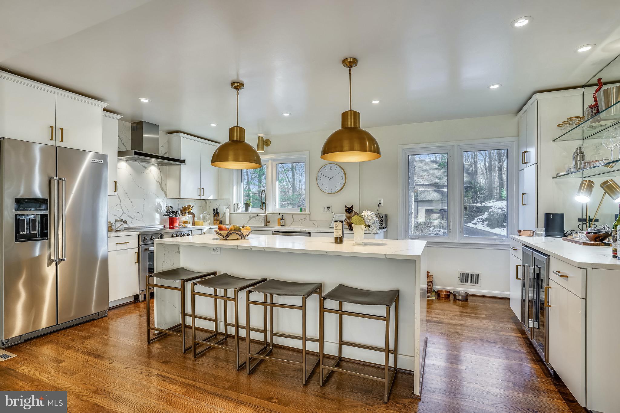 4106 North RoundHill Road Arlington, VA 22207 - Photo 11 of 55 Kitchen features brand new Italian induction oven