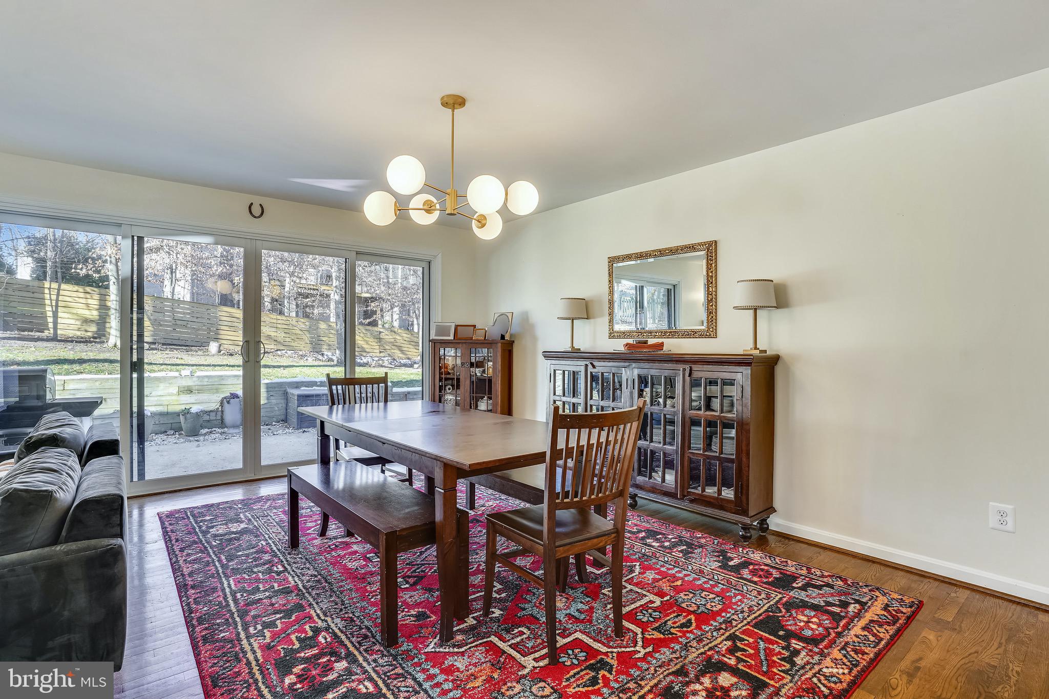 4106 North RoundHill Road Arlington, VA 22207 - Photo 18 of 55 Expanded sliding glass doors off dining area