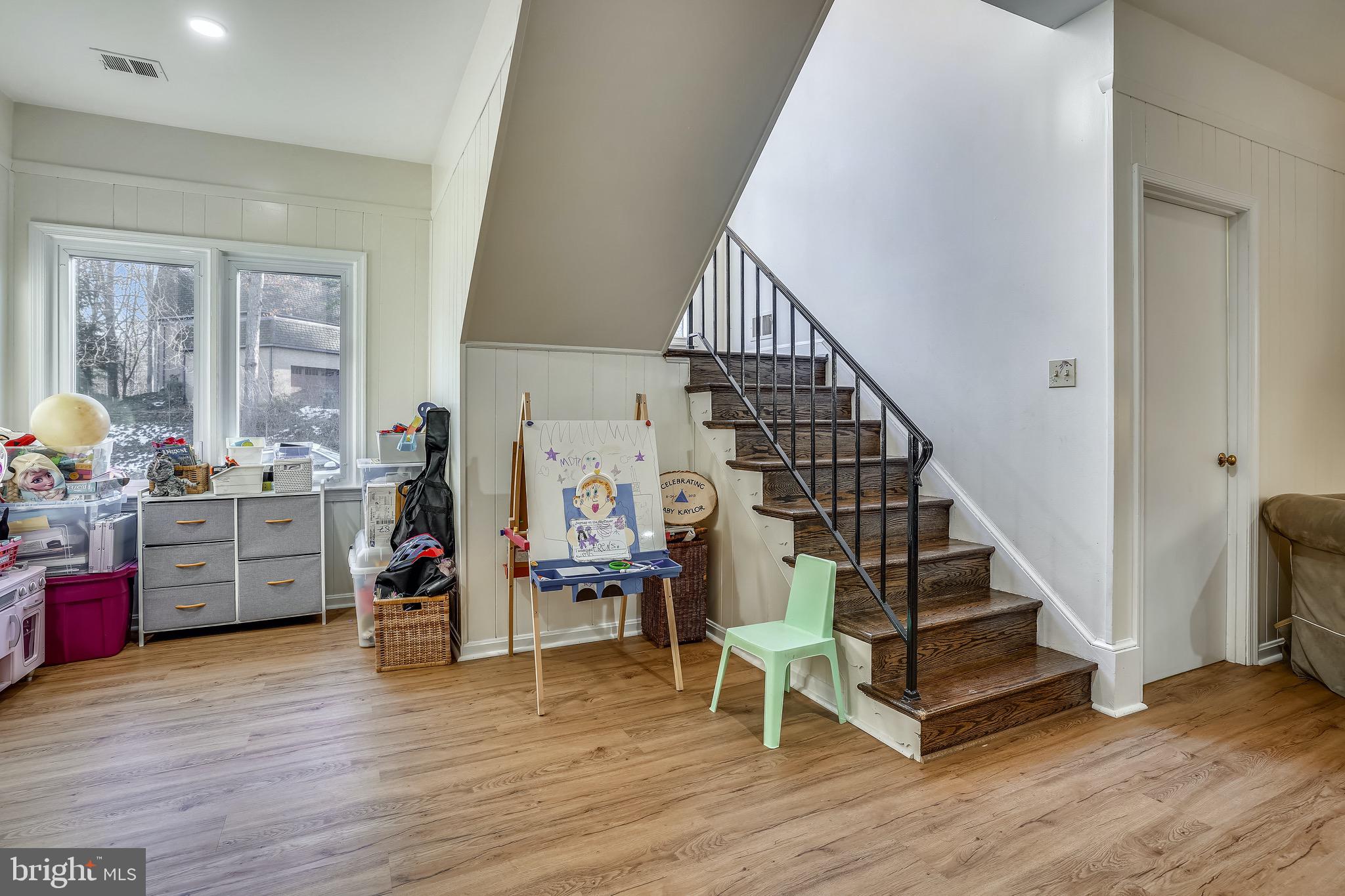 4106 North RoundHill Road Arlington, VA 22207 - Photo 33 of 55 Stairway to downstairs living/play space