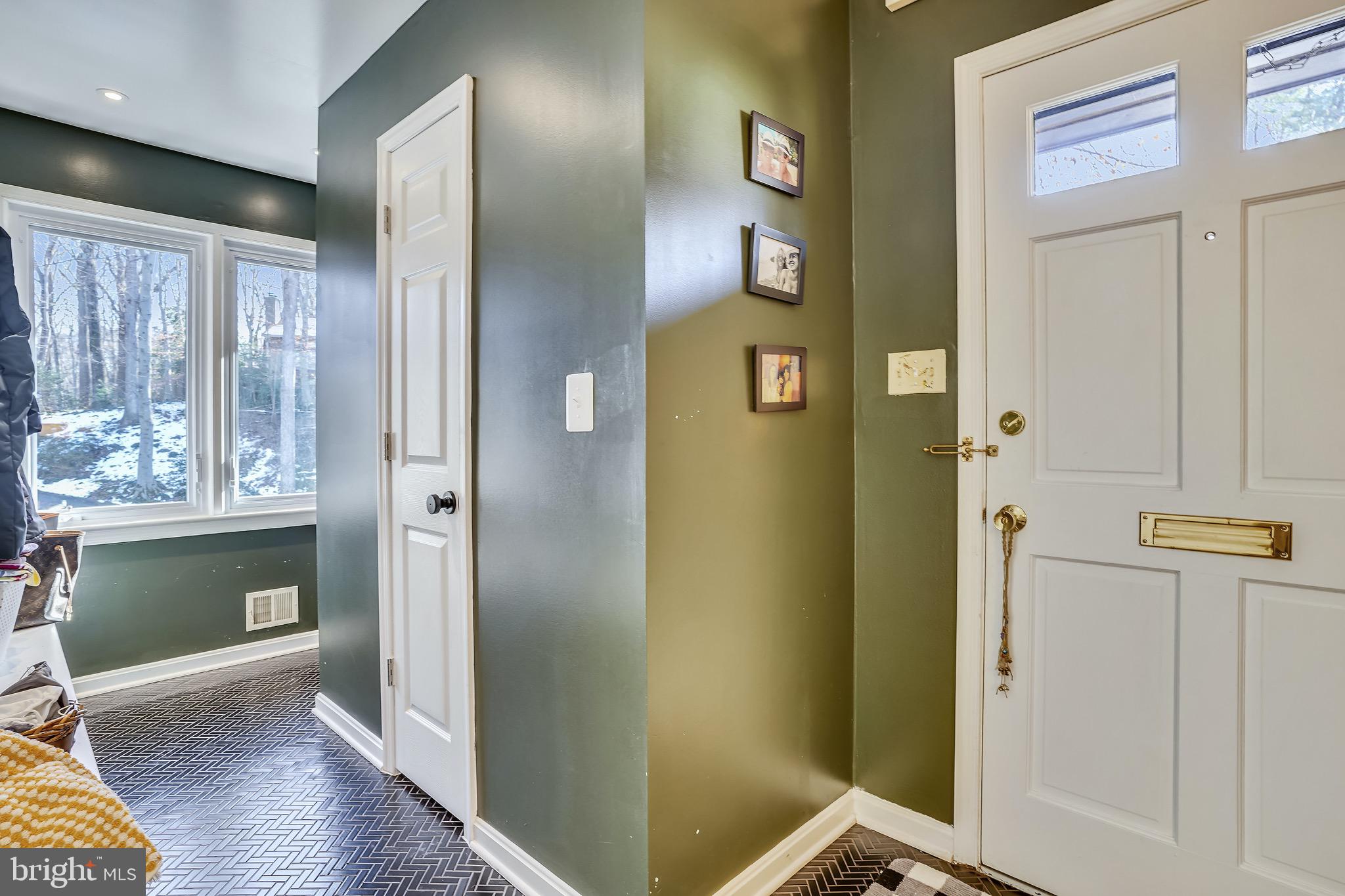 4106 North RoundHill Road Arlington, VA 22207 - Photo 9 of 55 Front door and newly designed, organized mud room
