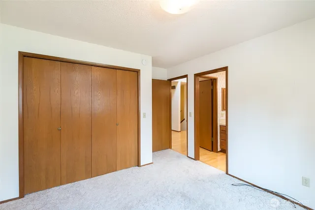 a view of a room with closet