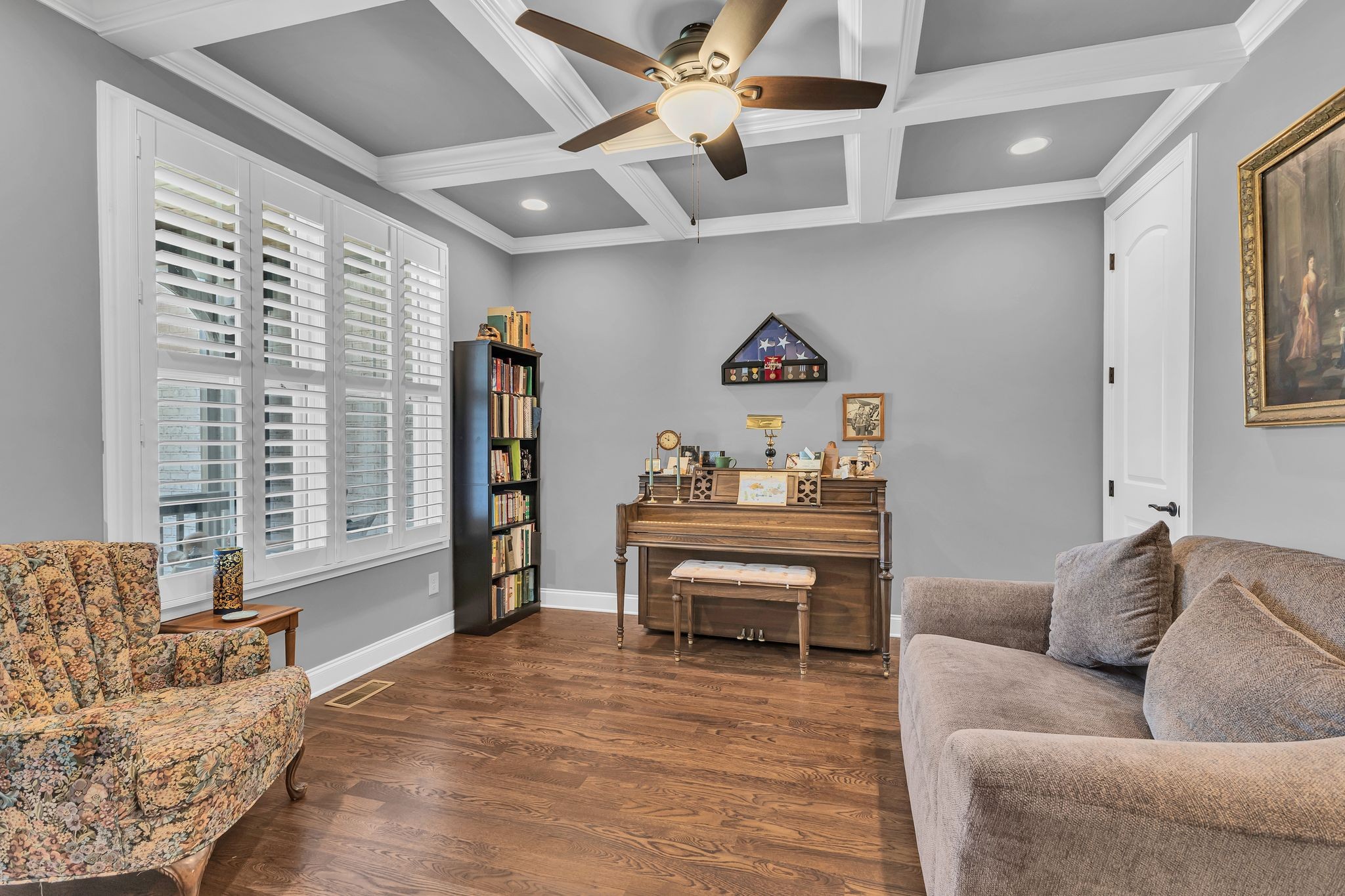 1007 Abbey Rd Way Spring Hill, TN 37174 - Photo 7 of 54 a living room with furniture and a flat screen tv