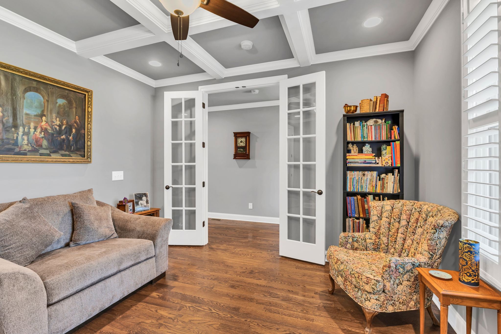 1007 Abbey Rd Way Spring Hill, TN 37174 - Photo 8 of 54 a living room with furniture and a book shelf