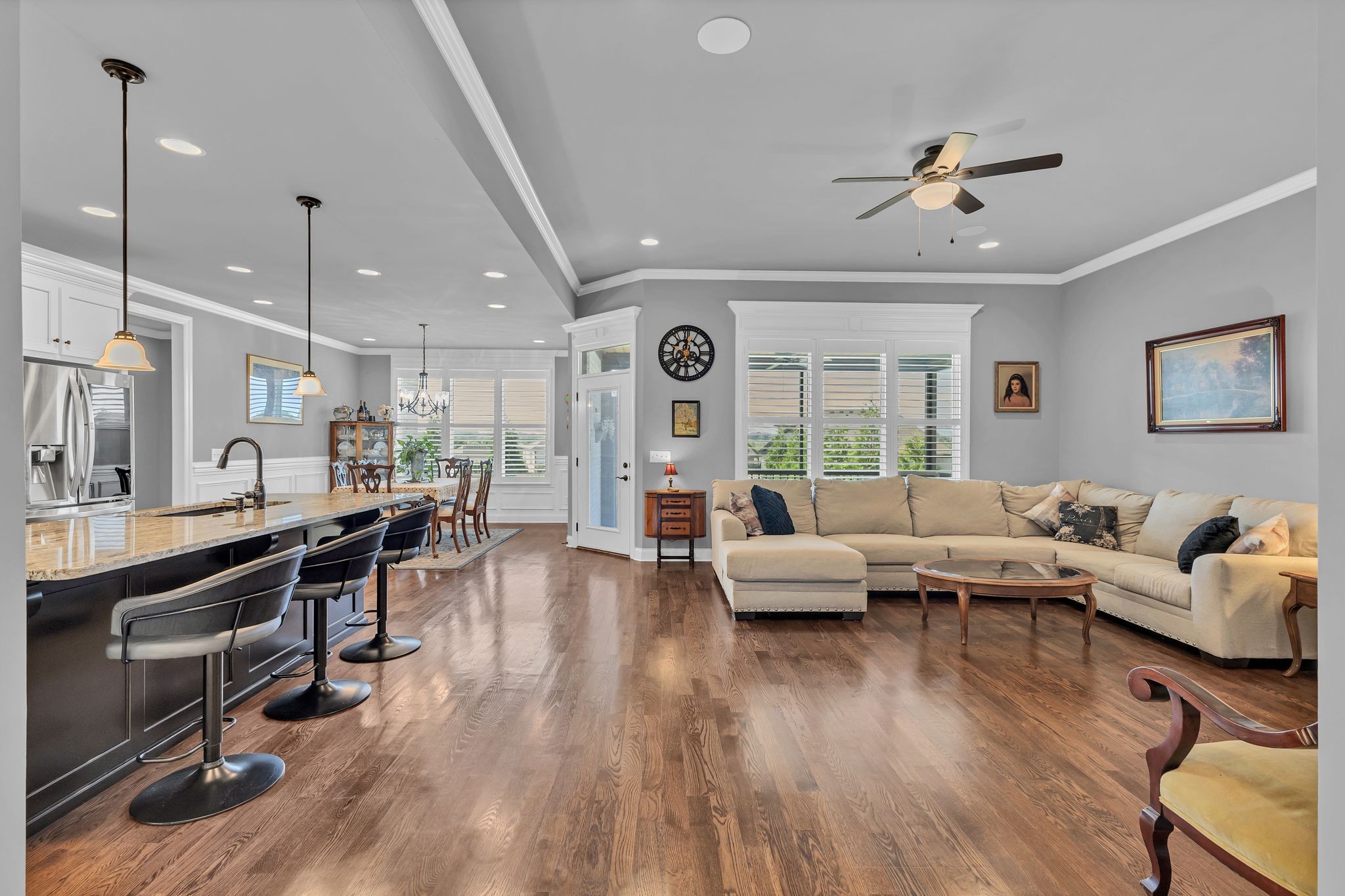 1007 Abbey Rd Way Spring Hill, TN 37174 - Photo 9 of 54 a living room with furniture and wooden floor