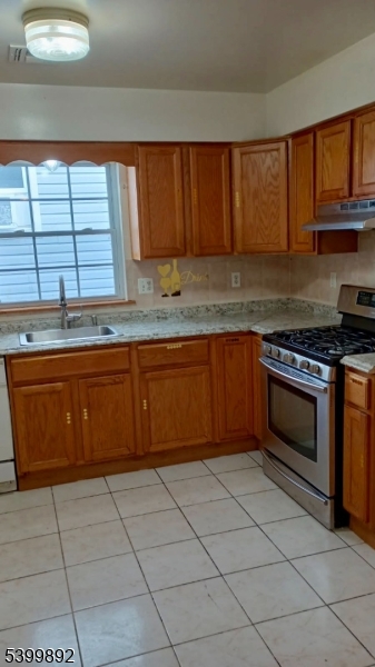 809 South 17th Street, Unit 2 Newark, NJ 07108 - Photo 5 of 5 a kitchen with stainless steel appliances granite countertop a stove sink and cabinets