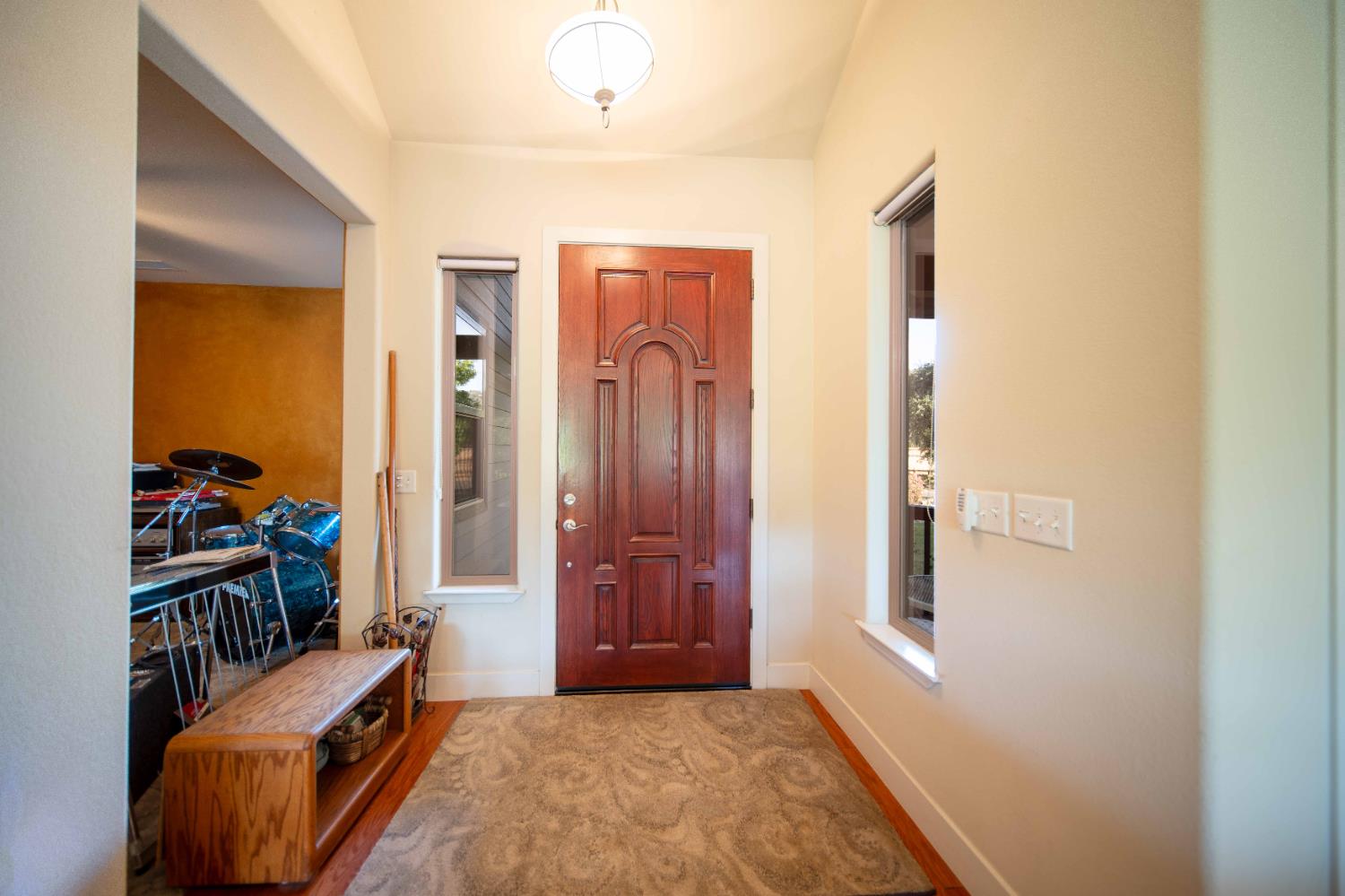 26027 Auberry Road Clovis, CA 93619 - Photo 16 of 46 a view of a hallway with closet and bedroom
