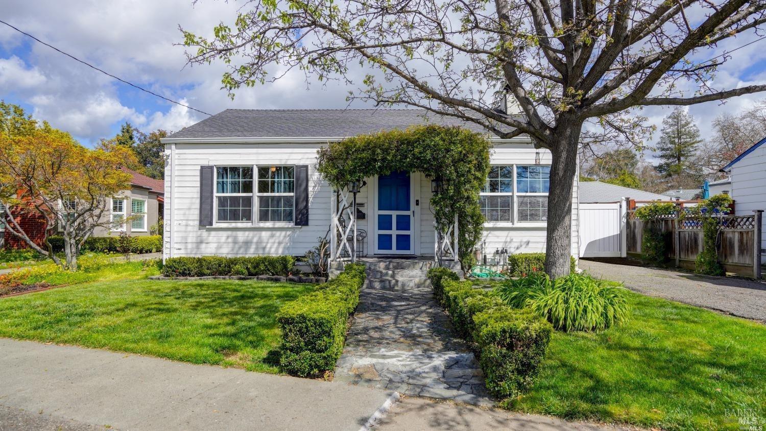 2146 Humboldt Street Santa Rosa, CA 95404 - Photo 1 of 1 a view of a house with a garden