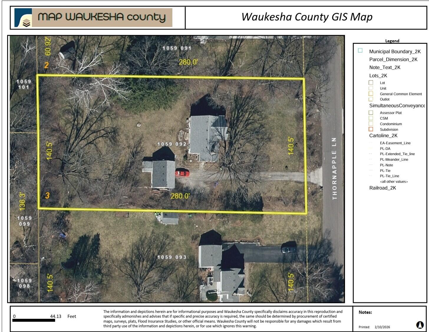 2465 Thornapple Lane Brookfield, WI 53005 - Photo 2 of 12 WaukeshacountyGIS