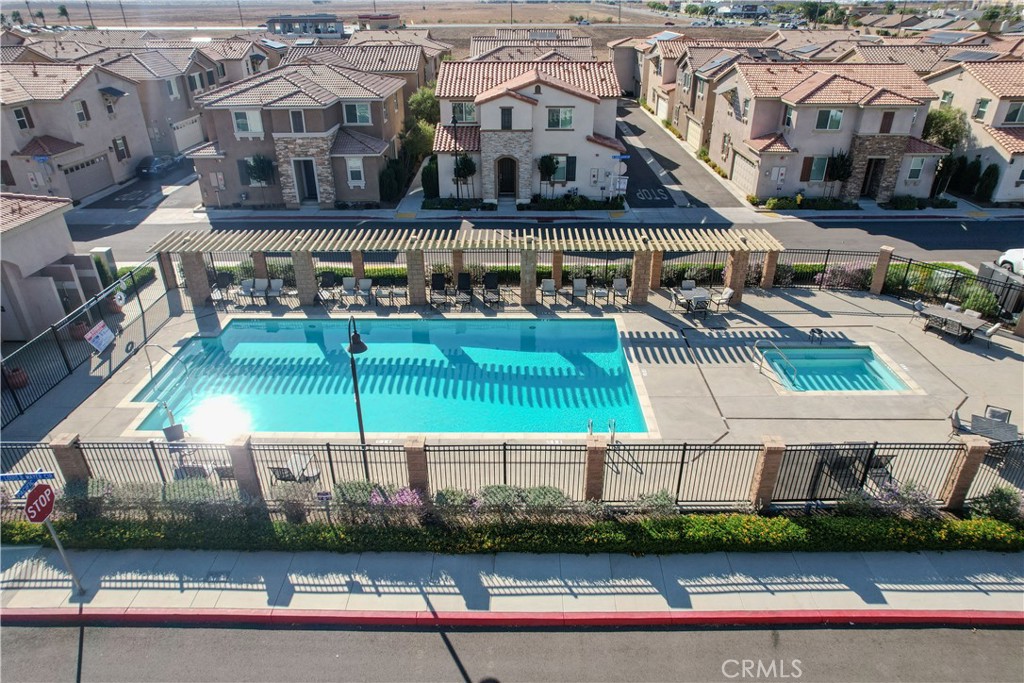 165 Linden Court Perris, CA 92571 - Photo 33 of 36 an aerial view of a building with garden