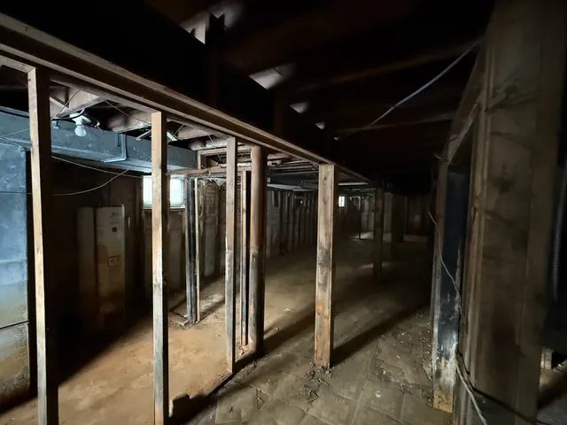 a backyard of a house