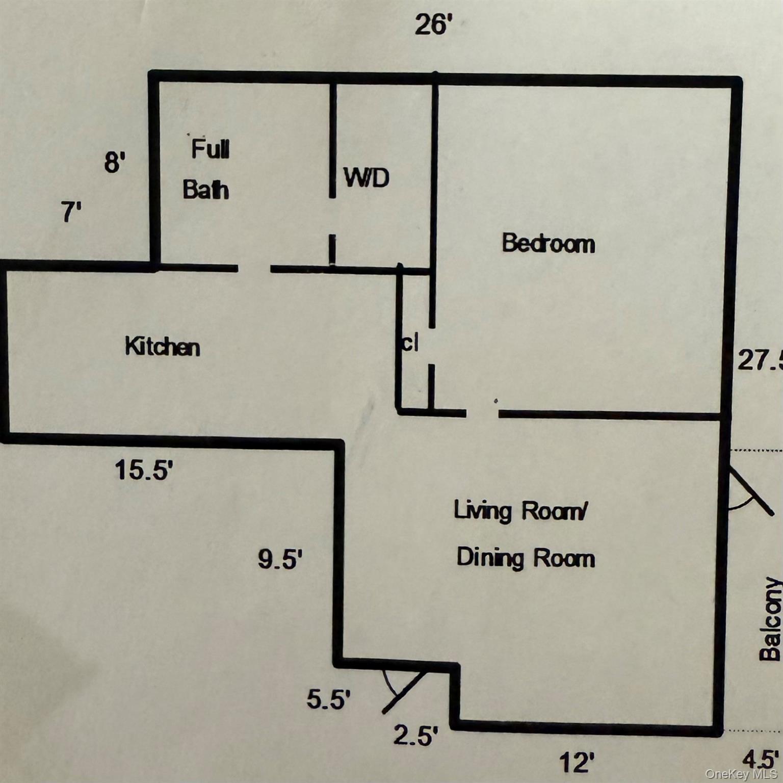 43-17 Union Street, Unit 8B Queens, NY 11355 - Photo 16 of 16 View of home floor plan