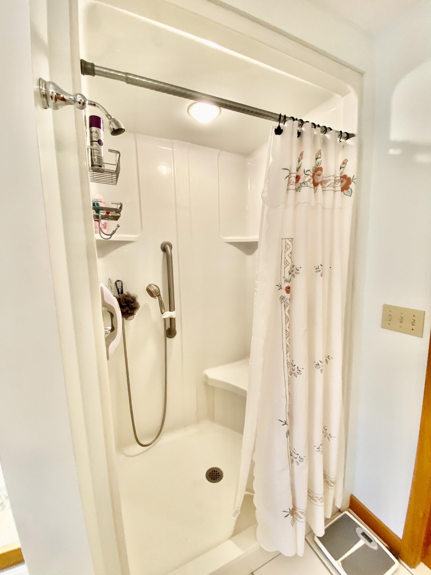 302 East Newport Road Stetson, ME 04488 - Photo 54 of 78 Separate Walk In Shower with Seat