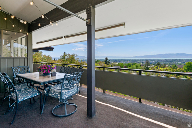 1900 North 100 East Provo, UT 84604 - Photo 23 of 49 Covered outdoor balcony featuring a painted concrete floor