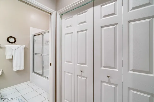 a view of elevator with hallway