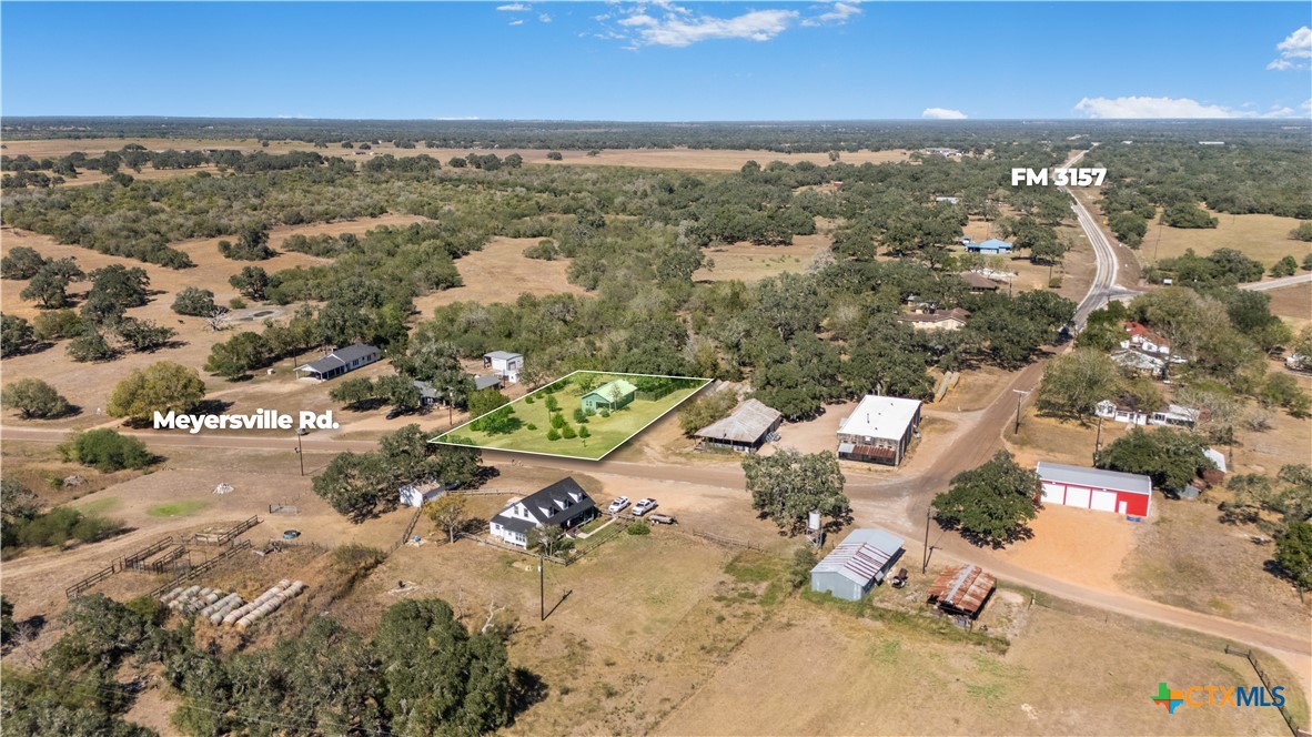 2205 Meyersville Road Meyersville, TX 77974 - Photo 7 of 22 an aerial view of residential houses with outdoor space